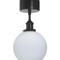 Kattovalaisin PR Home Omega, Ø200x360mm, musta/opaalivalkoinen