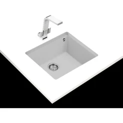 Keittiöallas Teka SQUARE 50.40 TG, 540x440mm, tegranit, valkoinen