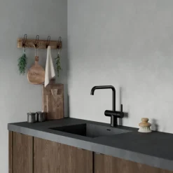 Keittiöhana Damixa Silhouet Touchless, kosketusvapaa, mattamusta