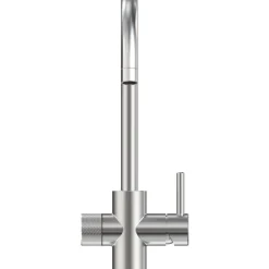 Keittiöhana INOX by Tammiholma Q1, APK-venttiili, C-juoksuputki, harjattu teräs