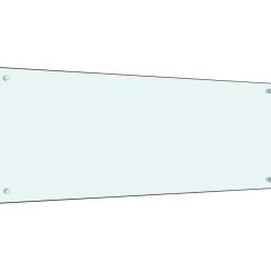 Keittiön roiskesuoja valkoinen 100x40 cm karkaistu lasi