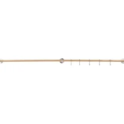 Keittiötelineen jatkotanko Beslag Design Aveny, 600 mm, tammi/ruostumaton teräs