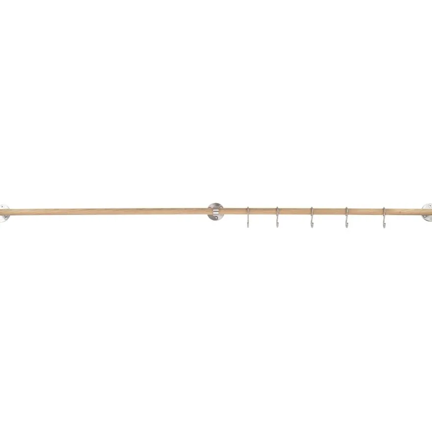 Keittiötelineen jatkotanko Beslag Design Aveny, 600 mm, tammi/ruostumaton teräs