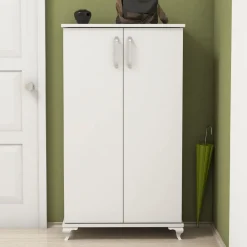 Kenkäkaappi Linento Furniture Ari valkoinen