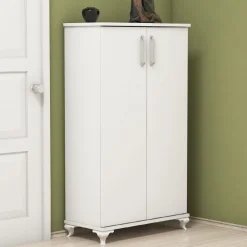 Kenkäkaappi Linento Furniture Ari valkoinen