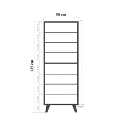 Kenkäkaappi Linento Furniture Filinta 728 tammi