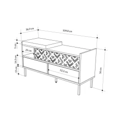Kenkäkaappi Linento Furniture Heaton, eri värejä