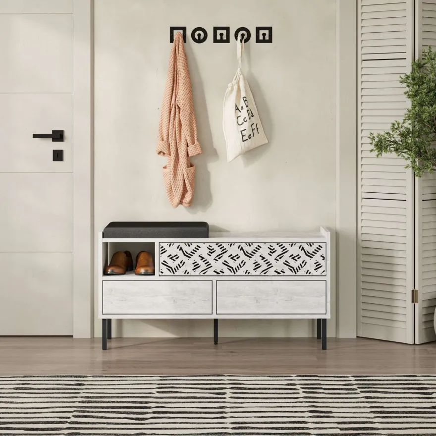 Kenkäkaappi Linento Furniture Heaton, eri värejä