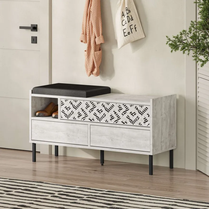 Kenkäkaappi Linento Furniture Heaton, eri värejä