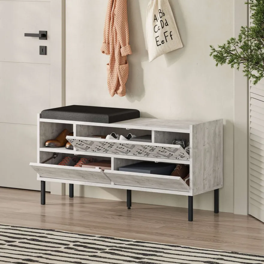 Kenkäkaappi Linento Furniture Heaton, eri värejä