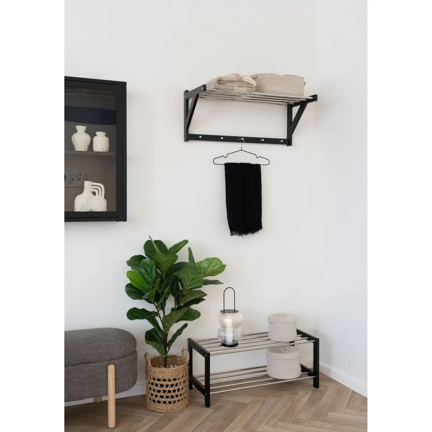 Kenkäteline House Nordic Padova, 78x34cm, musta