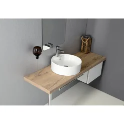 Keraaminen pesuallas Interia Yakarta, 460 X 460 X 130 mm, Verkkokaupan poistotuote