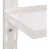 2-kerroksinen kelluva seinähylly ruostumaton teräs 100x30 cm
