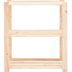 3-kerroksiset varastohyllyt 10 kpl 80x38x90cm 150kg