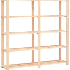 5-kerroksiset varastohyllyt 3kpl 170x38x170cm 500kg