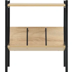 Kirjahylly, 2-tasoinen, 52x28x59 cm, tekninen puu, eri värejä (02406)