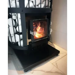 Kiukaan alusta PP-Tuote, 470x665 mm, musta