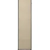 Kokoontaitettava vaatekaappi kerma 110cm, kangas