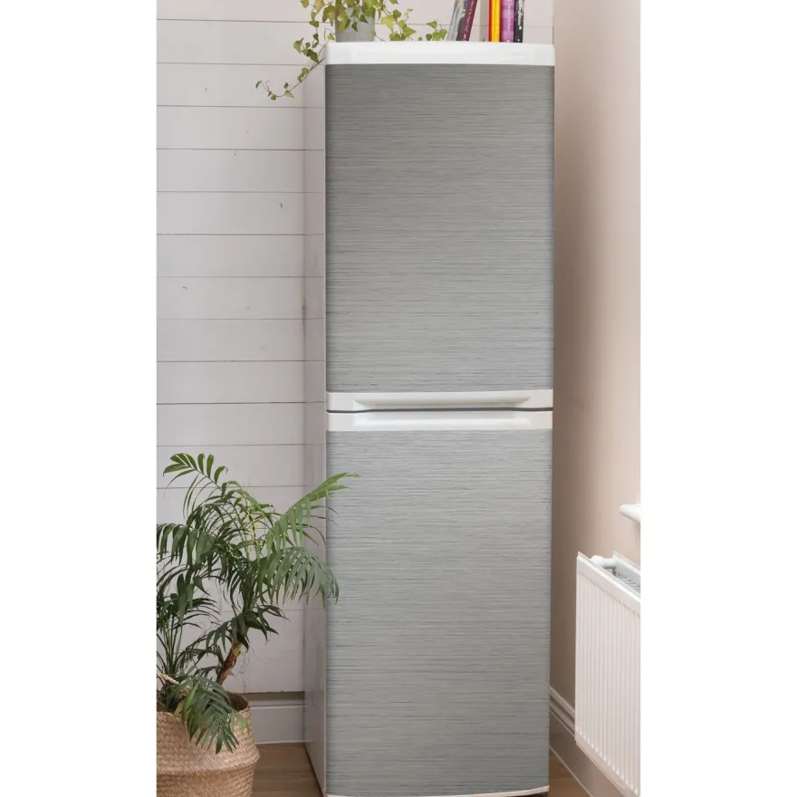 Kontaktimuovi D-C-Fix 340-0045, 0.45x1.5m, metalli, yksivärinen, harjattu hopea