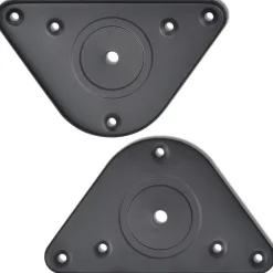 4 korkeussäädettävää pöydän jalkaa musta 870 mm