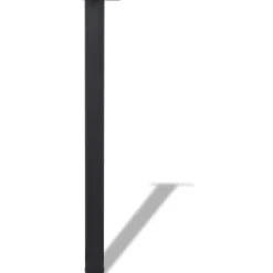 4 korkeussäädettävää pöydän jalkaa musta 870 mm