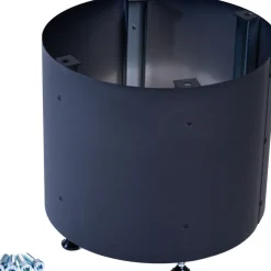 Korotusosa Mondex Tahko, 10.5kW kiukaisiin, musta