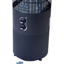 Korotusosa Mondex Tahko, 10.5kW kiukaisiin, musta