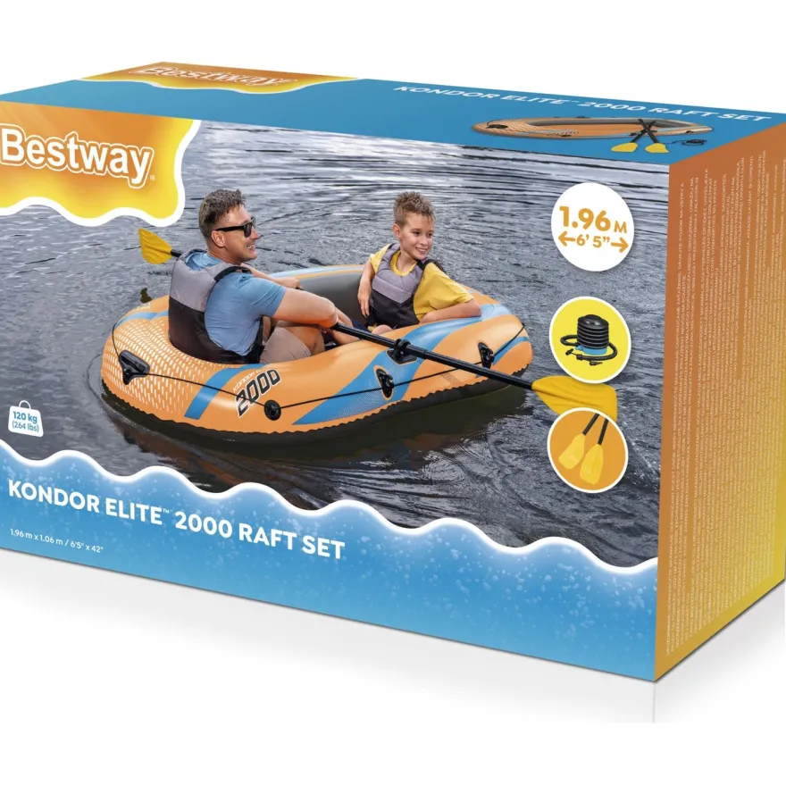 Kumivenesetti Bestway Kondor Elite 2000, 196x106 cm