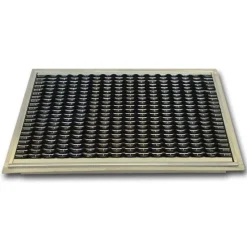 Kura-allas Kuris, 500x800mm, Apollo-kumialumiinimatolla, musta