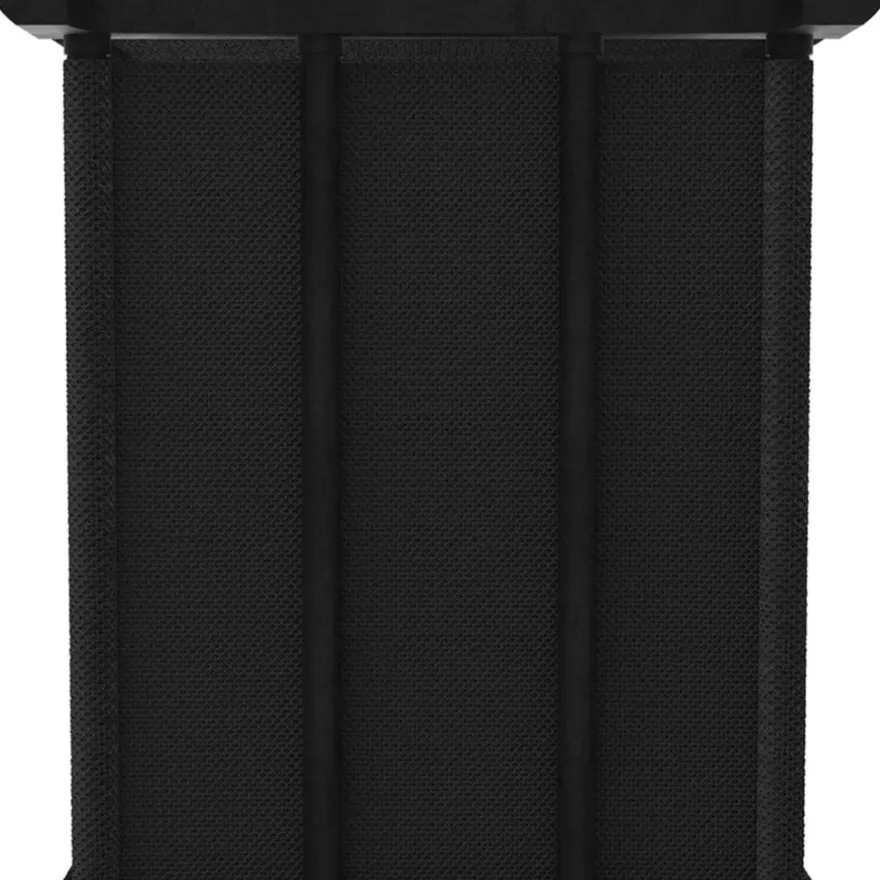 5 kuution esittelyhylly + laatikot musta 103x30x72,5 cm