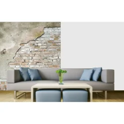 Kuvatapetti Dimex Grunge Wall, 225x250cm, harmaa, tiiliseinä