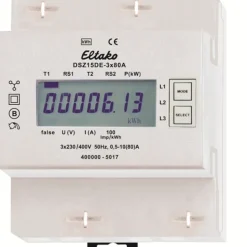 KWH-mittari Eltako, 3-vaiheinen DSZ15DE-3X80A, ilman MID-hyväksyntää