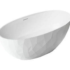 Kylpyamme Mora Lava IX, 1670x820 mm, komposiitti, valkoinen