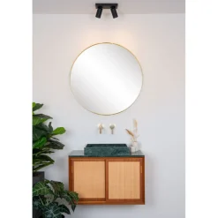 Kylpyhuoneen kattospottivalaisin Lucide Taylor, himmennettävä, 2xGU10 5W 2200K/3000K, IP44, eri värejä