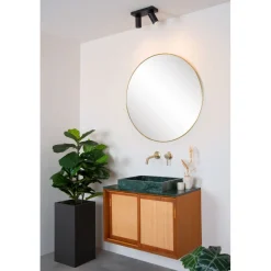 Kylpyhuoneen kattospottivalaisin Lucide Taylor, himmennettävä, 2xGU10 5W 2200K/3000K, IP44, eri värejä