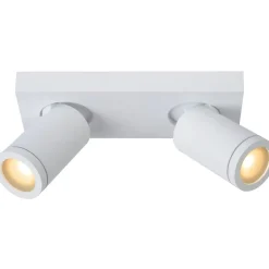 Kylpyhuoneen kattospottivalaisin Lucide Taylor, himmennettävä, 2xGU10 5W 2200K/3000K, IP44, eri värejä
