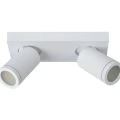 Kylpyhuoneen kattospottivalaisin Lucide Taylor, himmennettävä, 2xGU10 5W 2200K/3000K, IP44, eri värejä