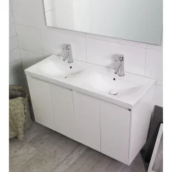 Kylpyhuonekaluste Noro Lifestyle Concept 1200duo, pesualtaalla ja allaskaapilla, korkea