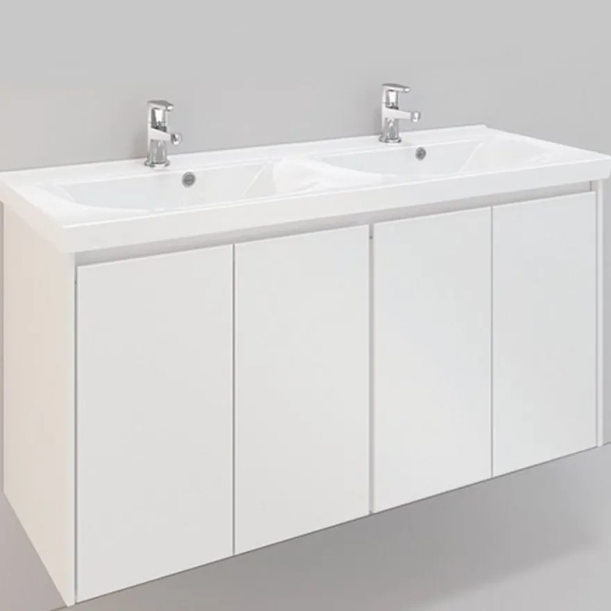 Kylpyhuonekaluste Noro Lifestyle Concept 1200duo, pesualtaalla ja allaskaapilla, korkea