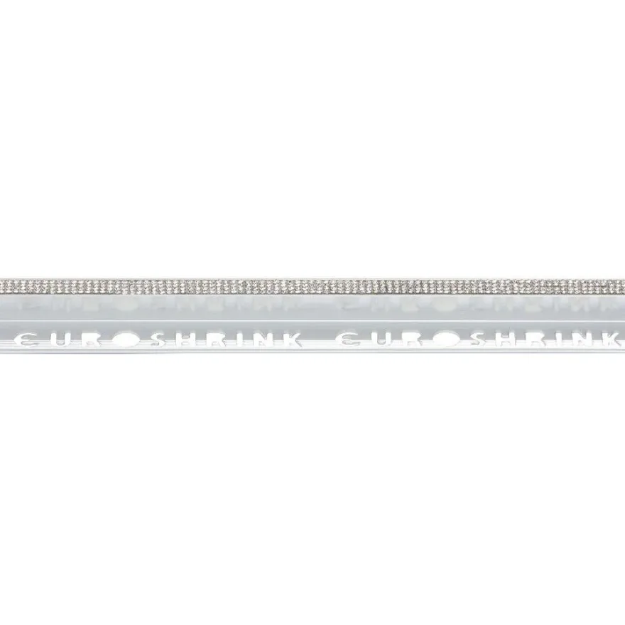 Laattalista/ulkokulma Euroshrink kantikas alumiini crystal 212a, 12mm x 2.5m, eri värejä