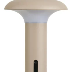 Ladattava pöytävalaisin House Nordic Ramsey, sisä- ja ulkokäyttöön, IP44, 3.7V, 1800mAh, beige