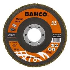 Lamellilaikka Bahco INOX+Fe T42 P60 125 x 22,23mm, tasainen