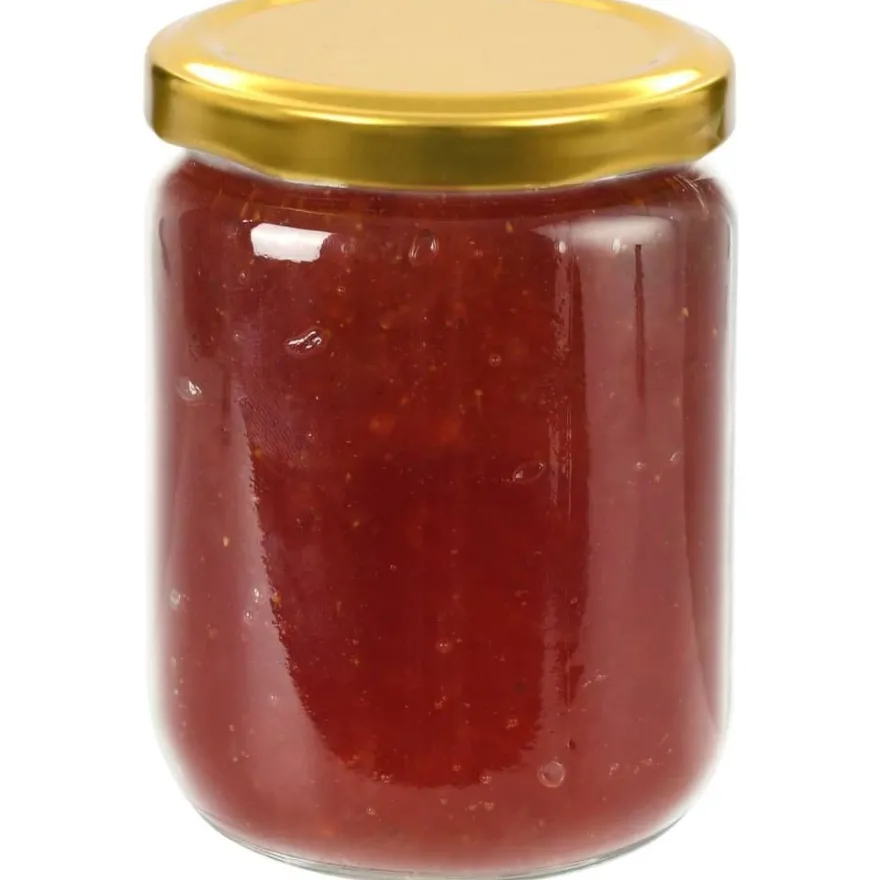 Lasiset hillopurkit kullan värisillä kansilla 96 kpl 230 ml