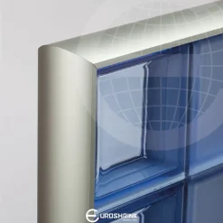 Lasitiilen kehyslista Euroshrink alumiini 277a, 85mm x 2.5m, eri värejä