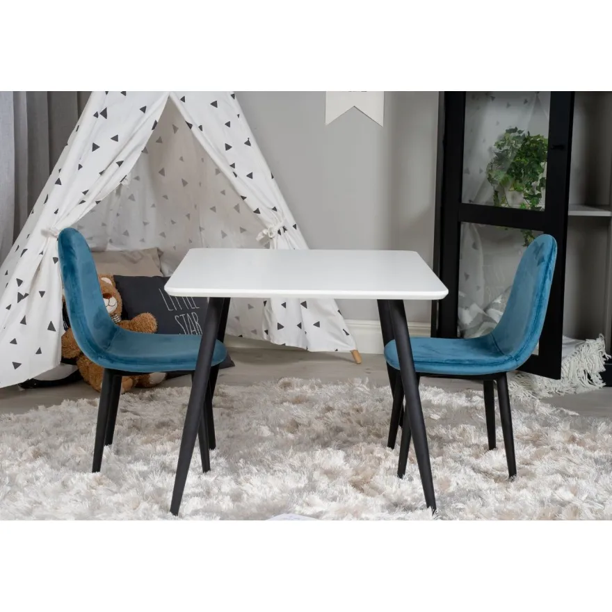 Lasten pöytä ja tuolit Venture Home Polar XXS, valkoinen/sininen