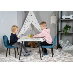 Lasten pöytä ja tuolit Venture Home Polar XXS, valkoinen/sininen