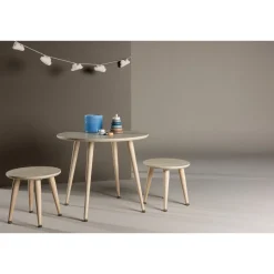 Lasten pöytä ja tuolit Venture Home, vaalea puu