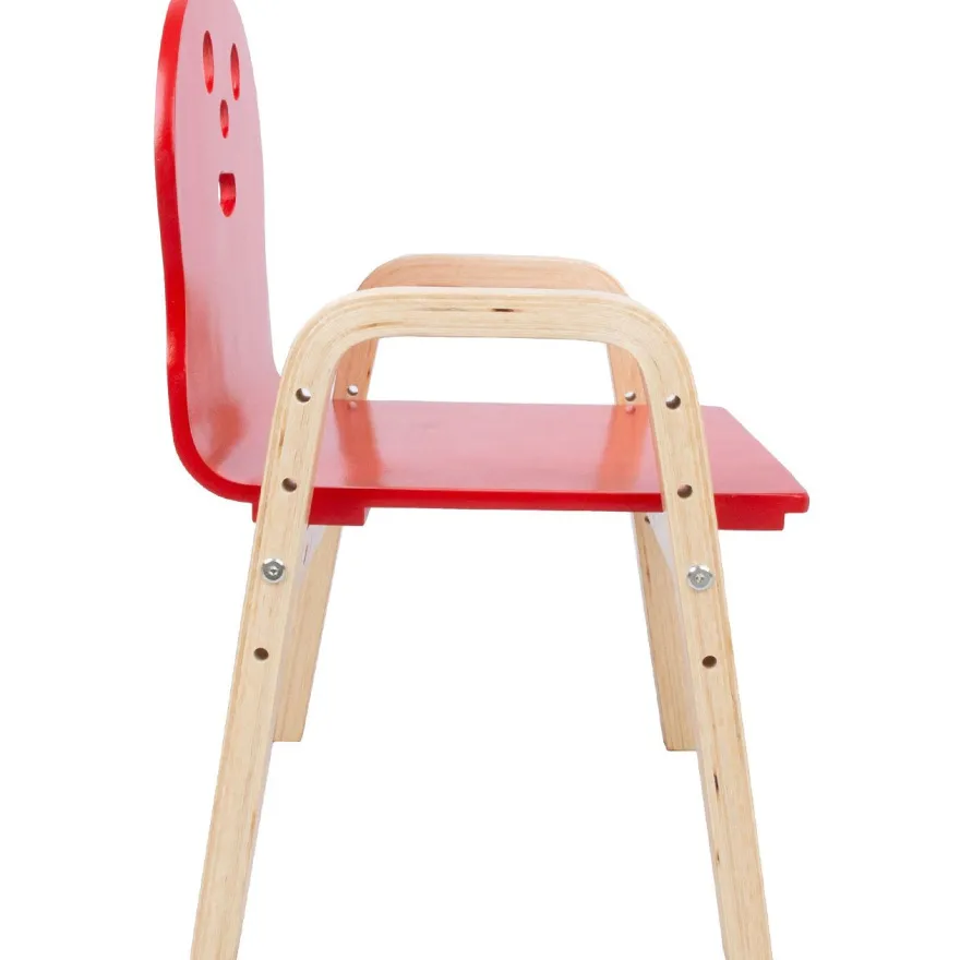 Lasten tuoli Home4You HAPPY, punainen