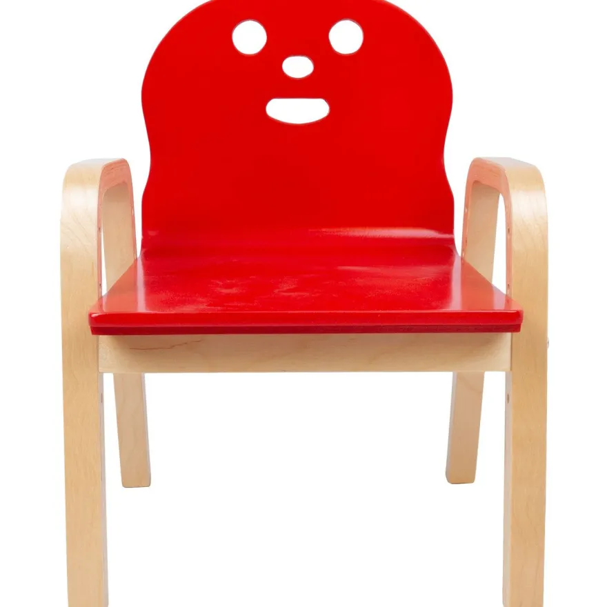 Lasten tuoli Home4You HAPPY, punainen
