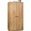 Lasten vaatekaappi Linento Furniture Mocha, 93cm, puukuvioitu